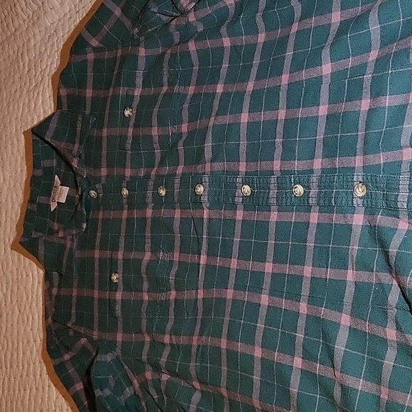 Deluth Trading‎ Green Pink Durable Comfortable Womens Size Large Pre- Loved - Picture 2 of 6